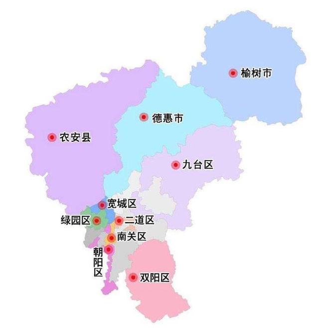 吉林省的区划变动8个地级市之一长春市为何有11个区县