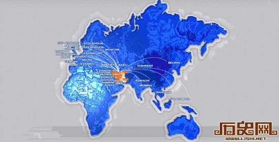 2014年10月伊朗航空的国际航线，来自伊朗航空官网。可见目前伊朗航空航班只飞往亚洲和欧洲