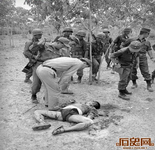 越战士兵被处决惨遭辱尸照
