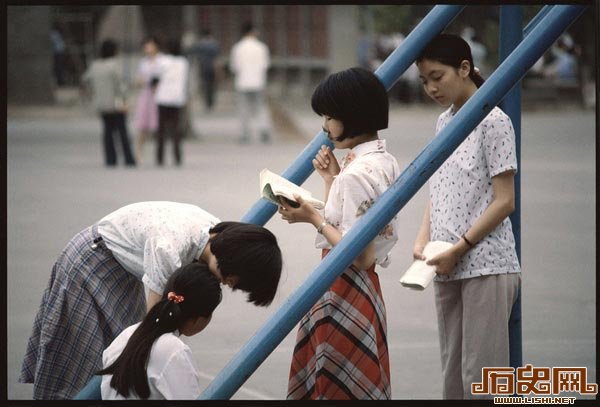 八十年代的北京中学生旧照