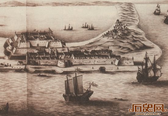 1644年热兰遮城细分图