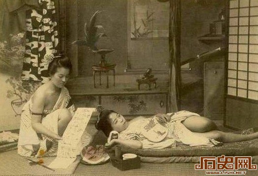 1890年日本妓院罕见老照片