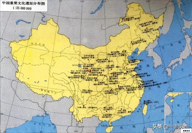 中国古文化有两个重要的区系（中国古代文明起源的四大区域）