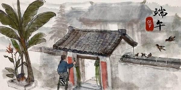 为何在端午节会有赛龙舟包粽子煮红蛋挂菖蒲艾草喷雄黄的习俗？