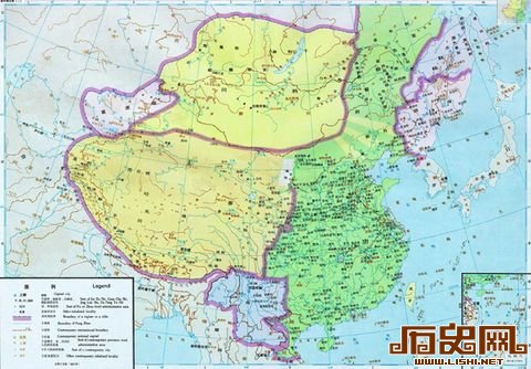 中华领土的变迁  - 橄榄树 - 北纬35°海