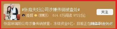 被怒斥“传销毒瘤”！张庭夫妇“黑金帝国”大起底
