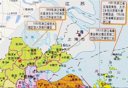 江苏与浙江之间换地，浙江省80多个乡村，为何划入了江苏省？