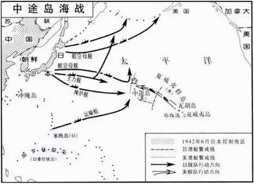 中途岛战役，美国海军实力不如日本海军，但为何以日军惨败告终