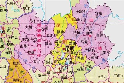 云南省的区划变动，8个地级市之一，昆明市为何有14个区县？
