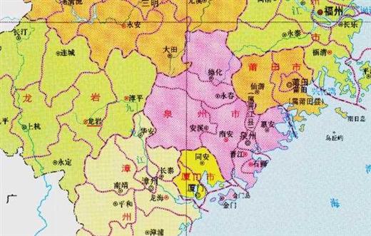 福建省的区划变动，9个地级市之一，泉州市为何有14个区县？