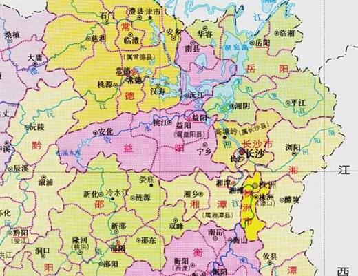 湖南省的区划变动，13个地级市之一，长沙市为何有9个区县？