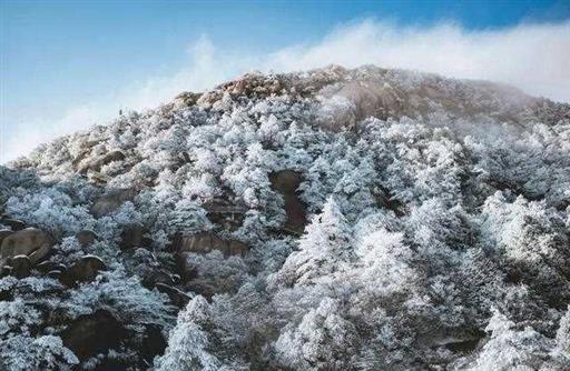 江西上饶：白雪皑皑，童话世界，灵山瑞雪迎新年（图）