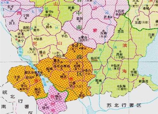 山东与江苏的区划变动，山东省的8个县，为何划入了江苏省？