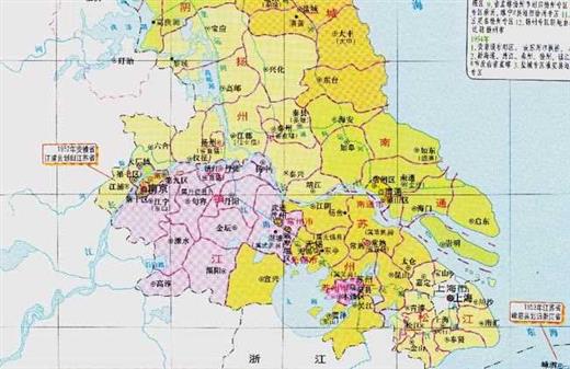安徽与江苏的区划变动，安徽省的3个县，为何划入了江苏省？