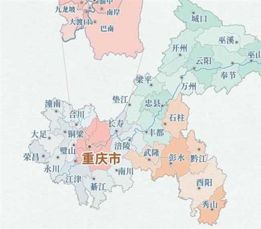 川渝的区划变动，1996年，四川省17个县，为何划入重庆市？