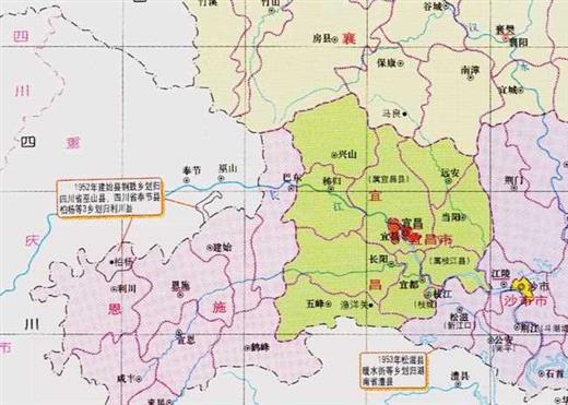 湖北与四川之间换地，湖北省60多个乡村，为何划入四川省？