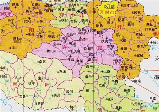 河南省的区划变动，17个地级市之一，许昌市为何有6个区县？