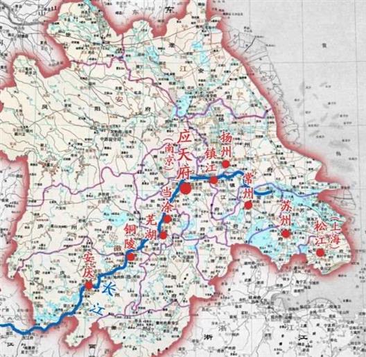 江苏与安徽的区划变动，总计有110多个县，两个省如何划分？