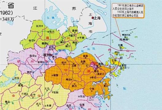 浙江与上海的区划变动，浙江省的1个县，为何划入了上海市？