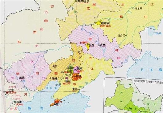 辽宁省的区划变动，全省总计50多个县，为何划分为2个省？