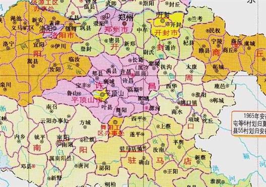 河南省的区划变动，17个地级市之一，漯河市为何有5个区县？