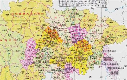 四川省的区划变动，18个地级市之一，绵阳市为何有9个区县？