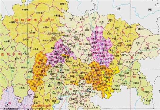 四川省的区划变动，18个地级市之一，绵阳市为何有9个区县？