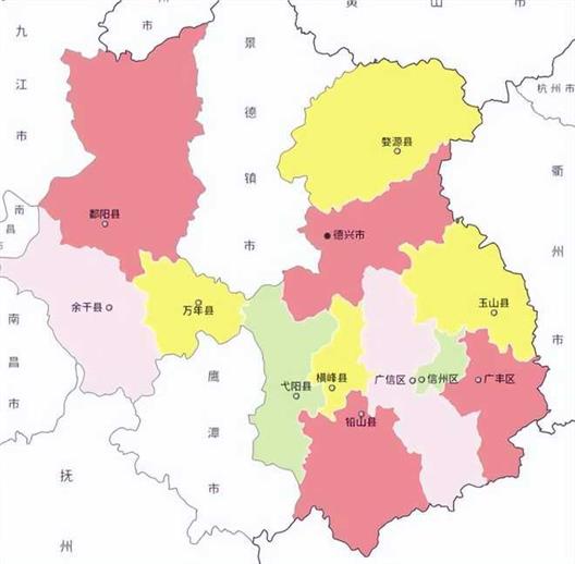 江西省的区划变动，11个地级市之一，上饶市为何有12个区县？