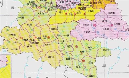 陕西省的区划变动，10个地级市之一，汉中市为何有11个区县？