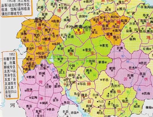 山东省的区划变动，16个地级市之一，聊城市为何有8个区县？