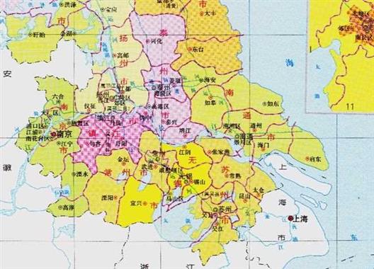 江苏省的区划变动,13个地级市之一,常州市为何有6个区县?