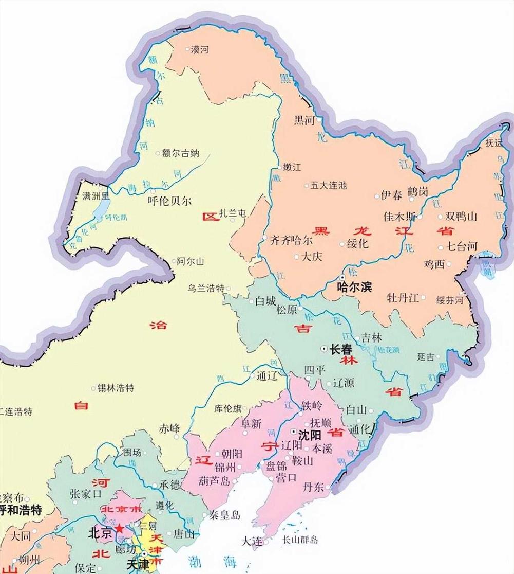 吉林与黑龙江的辖区调整，黑龙江省的7个县，为何划归吉林省？