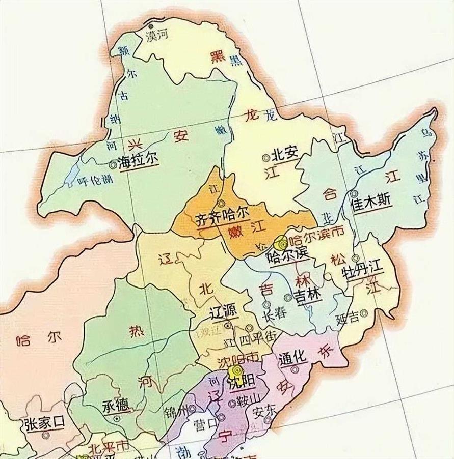 吉林与黑龙江的辖区调整，黑龙江省的7个县，为何划归吉林省？