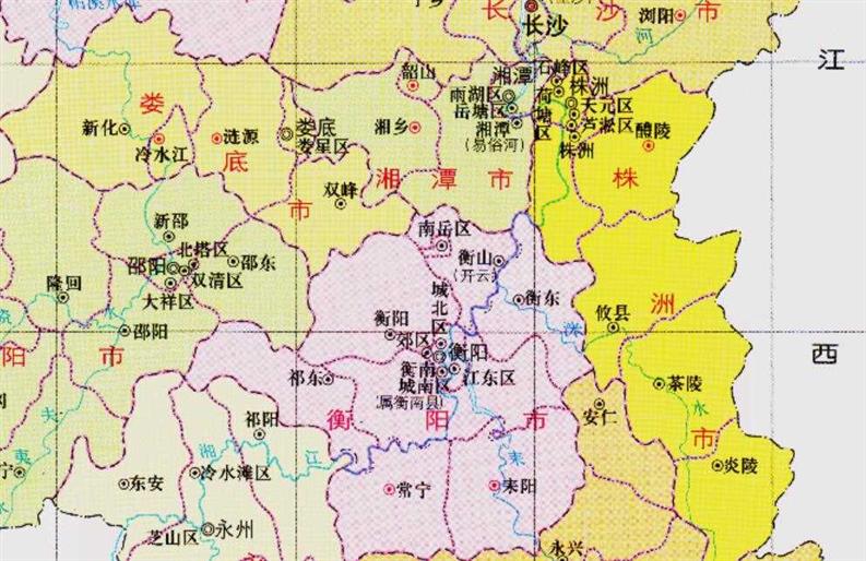 湖南省的区划变动，13个地级市之一，株洲市为何有9个区县？