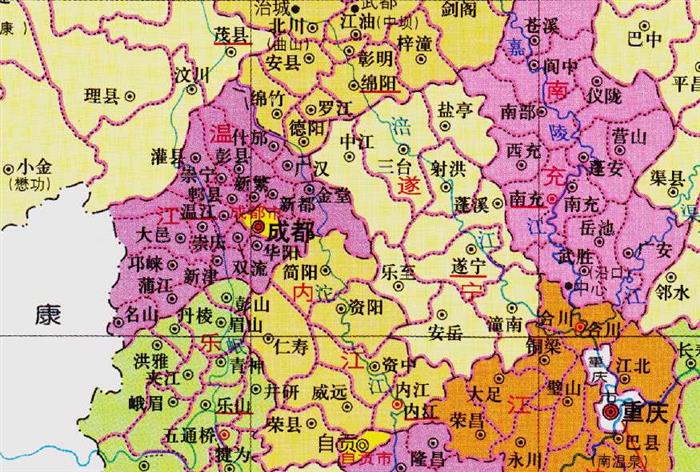 四川省的区划调整，成都市的5个区，如何扩大到20个区县？