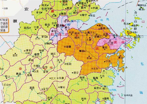 浙江省的区划变动，11个地级市之一，绍兴市为何有6个区县？