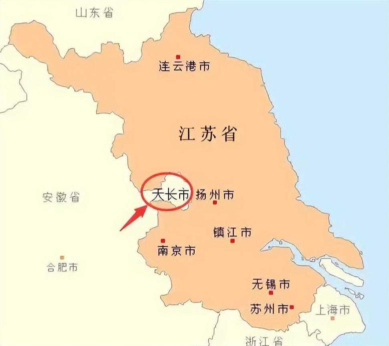 安徽省的天长市，两个省反复争夺，为何被江苏省三面包围？