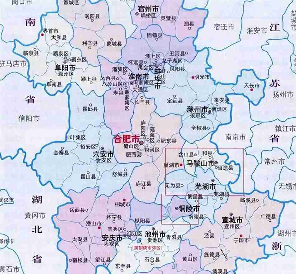 安徽省的天长市，两个省反复争夺，为何被江苏省三面包围？