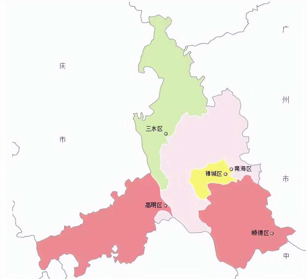 广东省的区划变动，21个地级市之一，佛山市为何有5个区？