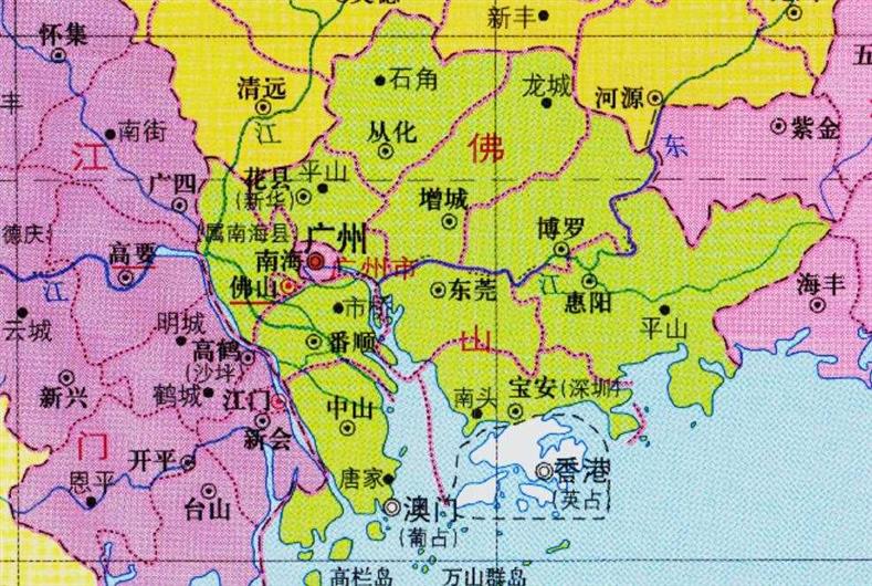 广东省的区划变动，21个地级市之一，佛山市为何有5个区？