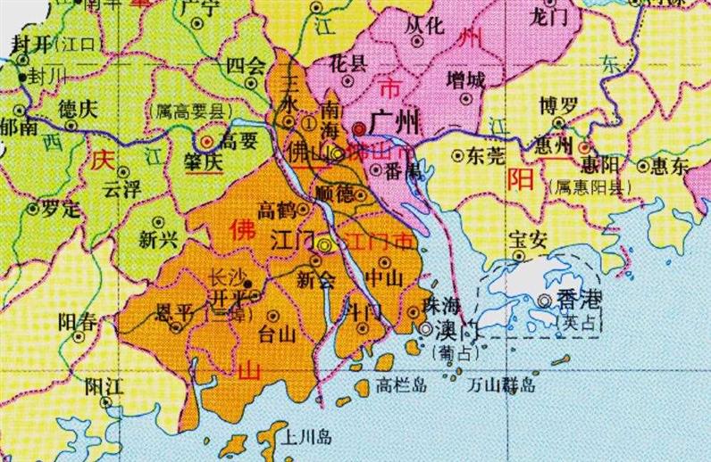 广东省的区划变动，21个地级市之一，佛山市为何有5个区？