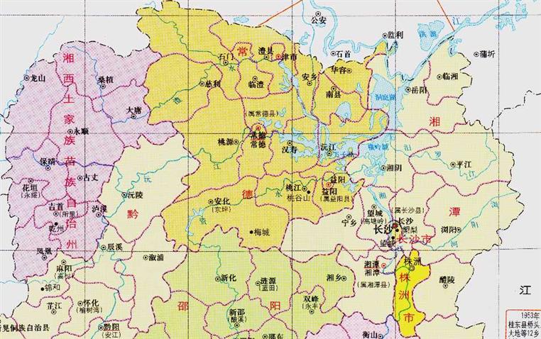 湖南省的区划变动，13个地级市之一，常德市为何有9个区县？