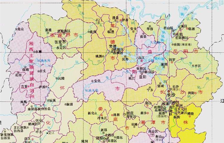 湖南省的区划变动，13个地级市之一，常德市为何有9个区县？