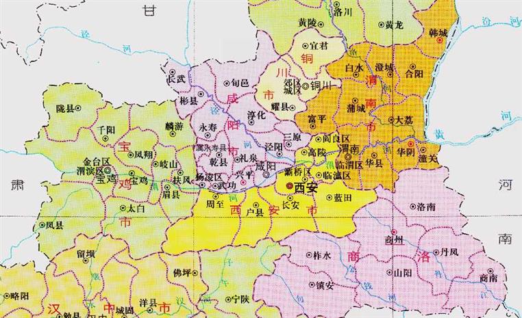 陕西省的区划变动，10个地级市之一，咸阳市为何有14个区县？