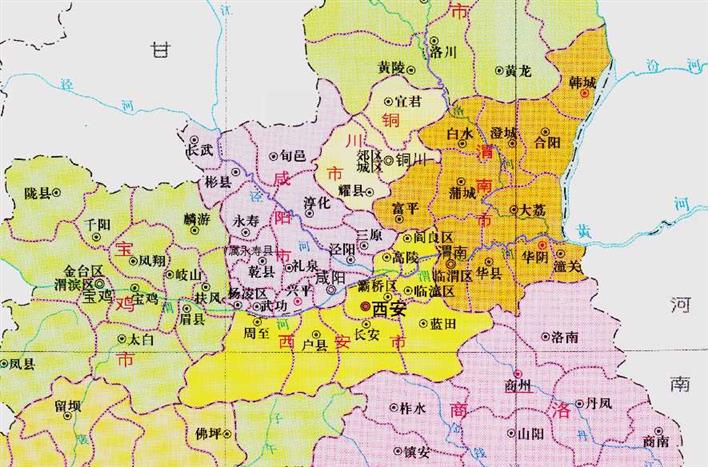 陕西省的区划变动，10个地级市之一，铜川市为何只有1个县？