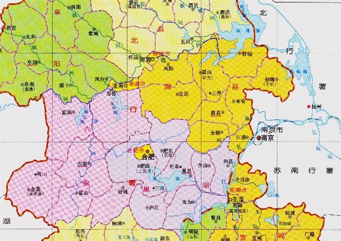 安徽省的区划变动，16个地级市之一，滁州市为何有8个区县？