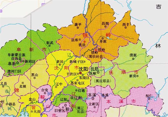 辽宁省的区划变动，东北4大城市之一，沈阳市为何有13个区县？