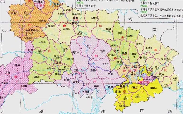 湖北省的区划变动，12个地级市之一，宜昌市为何有13个区县？