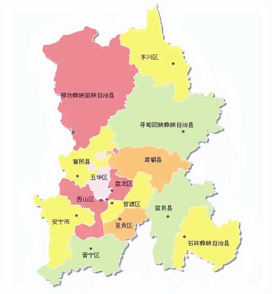 云南省的省会城市，昆明市号称“春城”，为何有14个区县？
