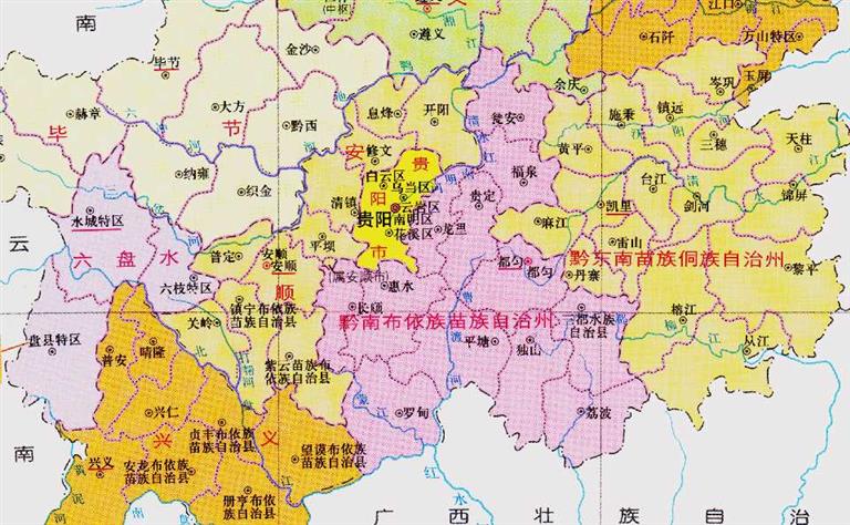 贵州省9个专区的格局，为何一步步形成了6个地级市？